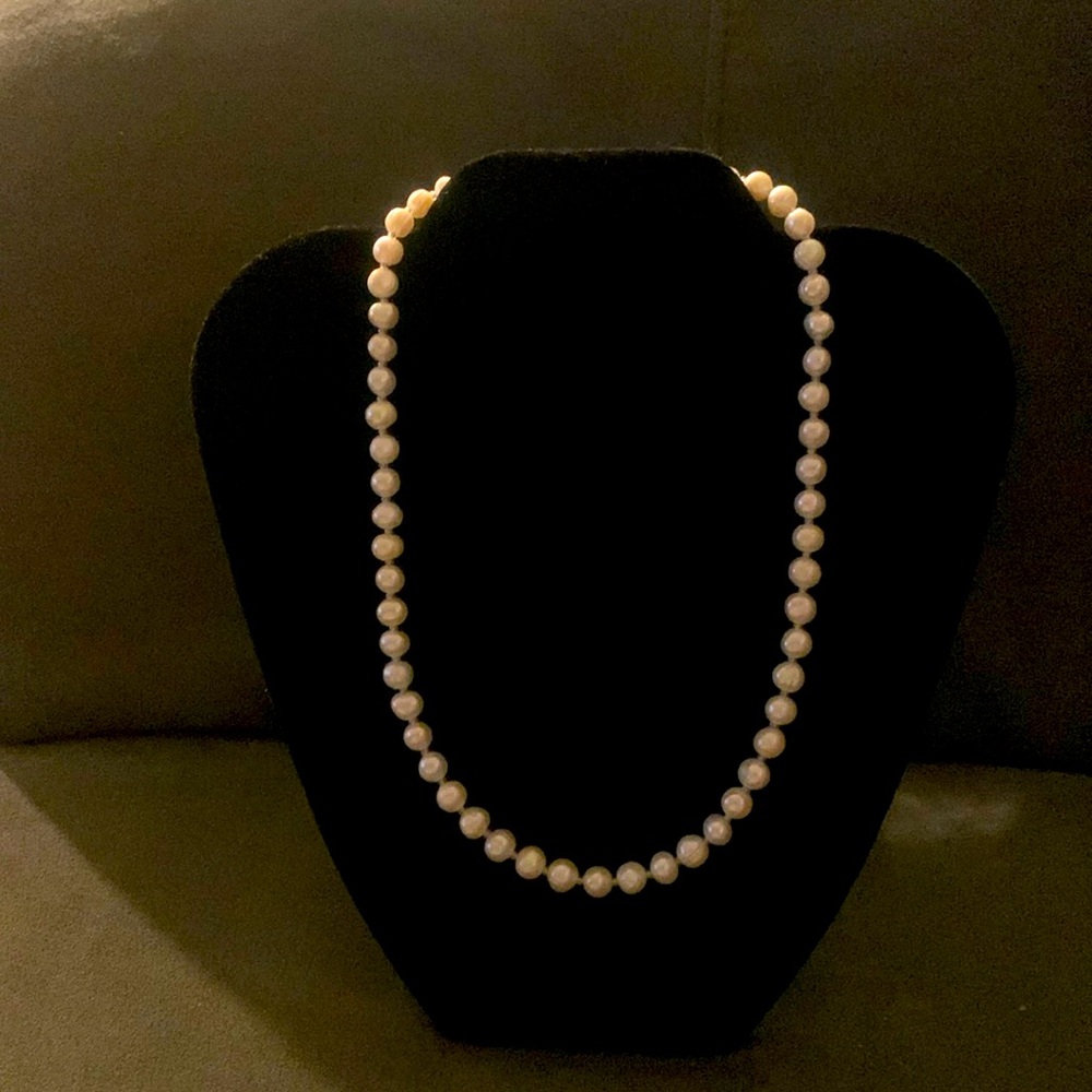 Trifari genuine pearls necklace